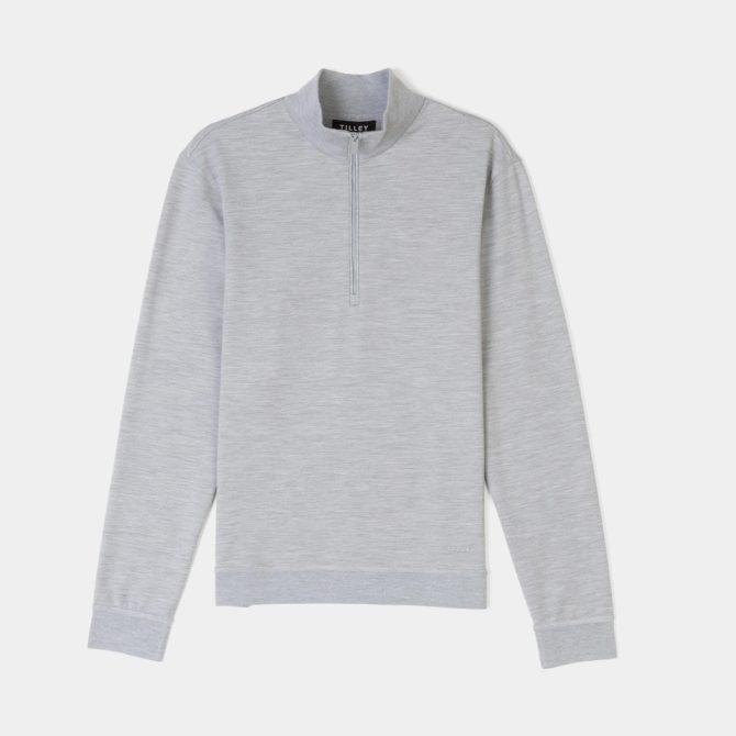 Merino 1/2 Zip Sweatshirt