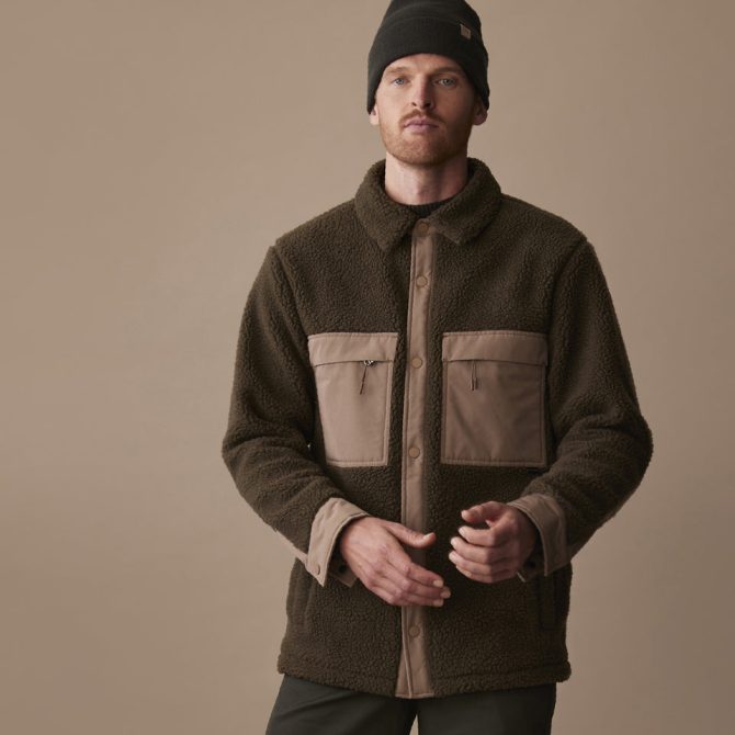 Two Tone Sherpa Jacket